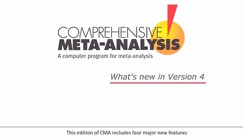 Comprehensive Meta-Analysis ( #CMA ) is a powerful computer program for #meta-analysis .