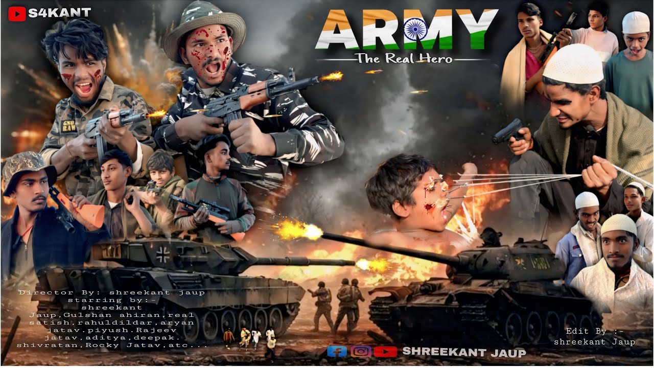 ARMY THE REAL HERO | Best Indian Army Emotional Full Movie 2026 | Shreekant Jaup | Desh Bhakti Video