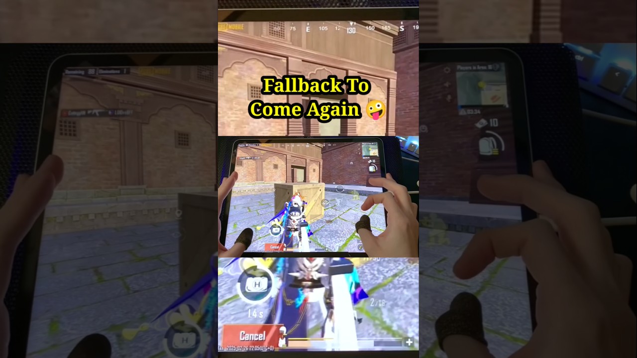 iPad 6 Finger Handycam Pubg Mobile 