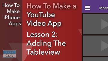How To Make a YouTube Video App - Ep 02 - Adding the UITableView