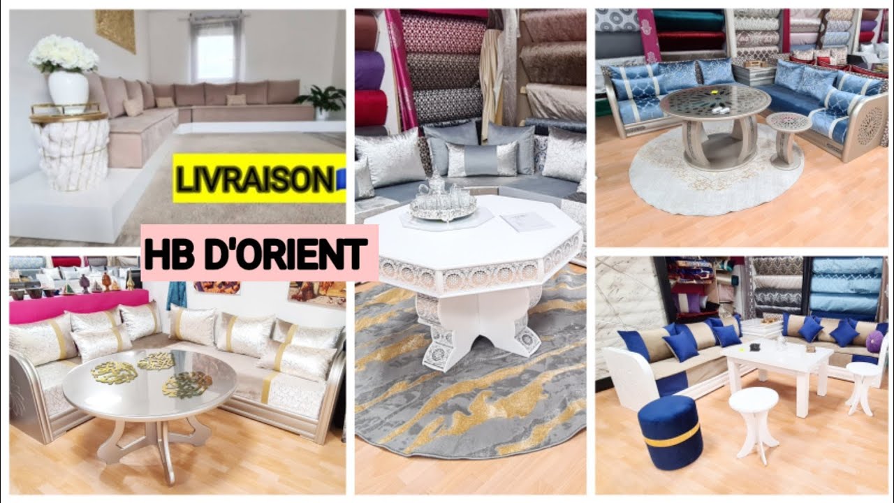 HB D'ORIENT 63 SALON MAROCAIN SUR MESURE NOUVEAUTÉS 2021 #SALON_MAROCAIN_2021 #CLERMONT-FERRAND