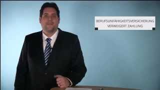 Berufsunfahigkeitsversicherung Verweigert Zahlung Fachanwalt Dr Entringer Berat Youtube