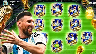 I Made Qatar World Cup 2022 Winning Argentina Squad! Messi’s Argentina!! FC Mobile