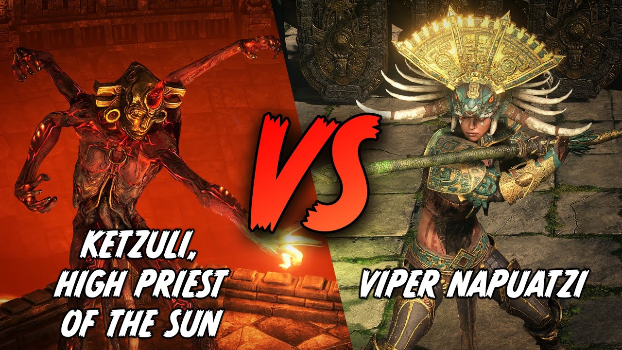 Path of Exile 2: Boss VS Boss - Ketzuli, the High Priest of the Sun VS  Viper Napuatzi
