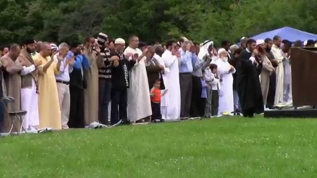 EID PRAYER 2014 IN OTTAWA CANADA - YouTube