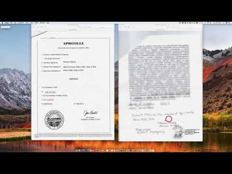 Comment Apostille une procuration Ohio