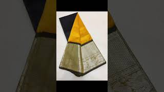 Mangalagiri Pattu Silver Big Kanchi Border Saree S