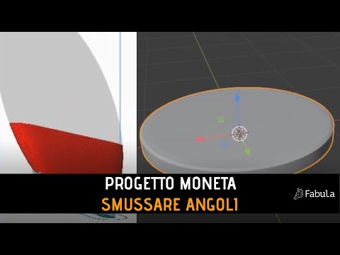 Come Creare Moneta smussando gli angoli con Blender?
