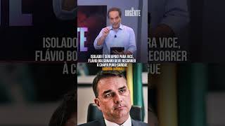 Isolado e sem apoio para vice, Flávio Bolsonaro deve recorrer à chapa puro-sangue.