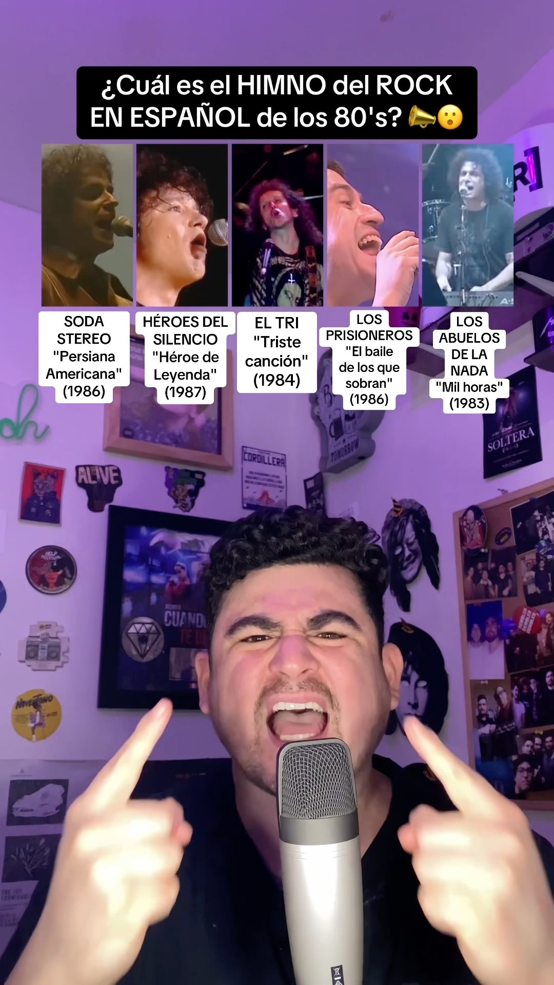 ROCK EN ESPAÑOL: ¿Cuál es el HIMNO más importante de los 80's? ??