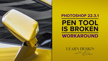 Pen Tool Bug - Photoshop 22.3.1 - Workaround Fix