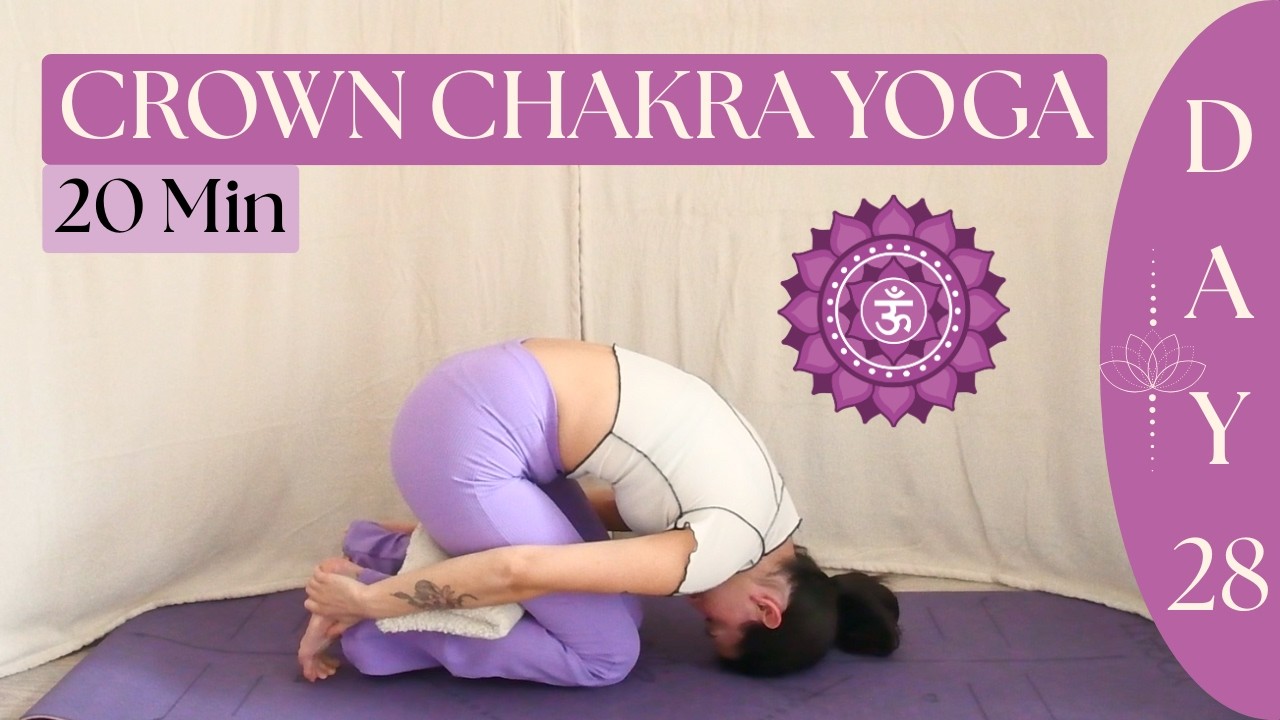 Crown Chakra Yin Yoga l Slow Restorative Practice For Deep Rest | Connection & Trust