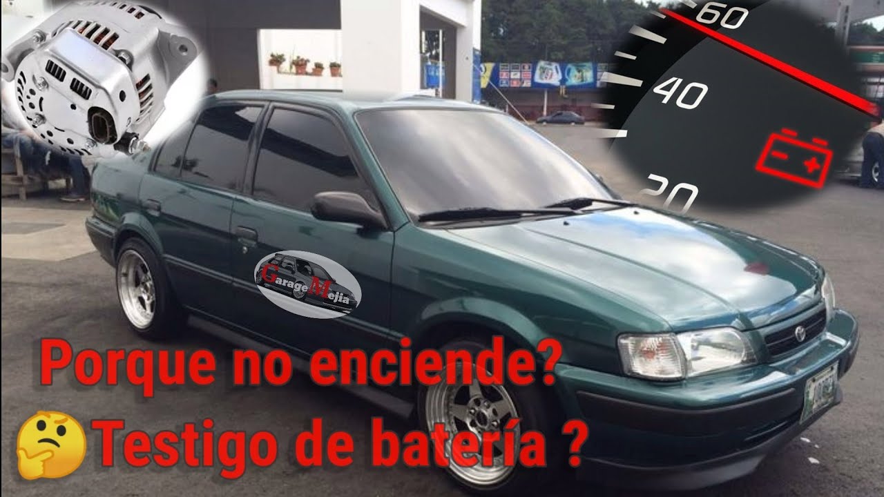Problema de carga de batería 🤔? Reparación de alternador, Toyota Tercel ...