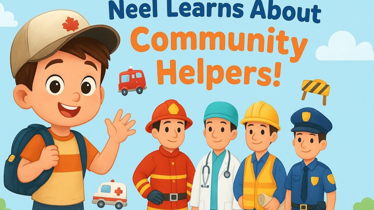 Neel Learns About Community Helpers | Fun Learning Video for Kids | # ...
