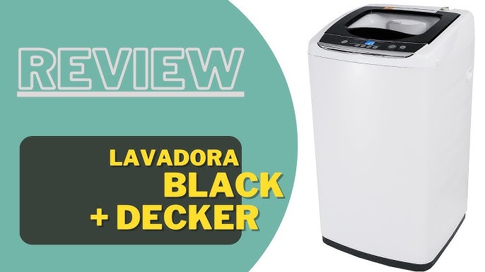  Black+Decker BPWM09W Lavadora portátil : Electrodomésticos