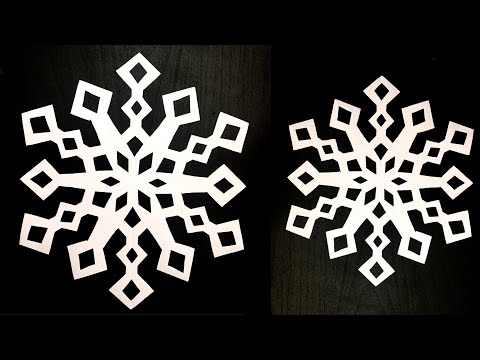 Paper Crafts For School / Paper Cutting Art / Paper Snowflakes / Paper Craft / Paper Crafts