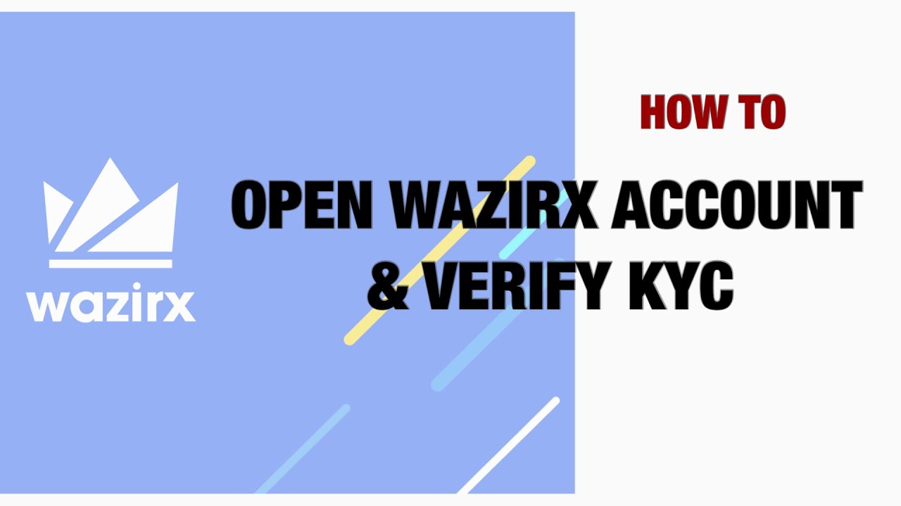 How To Create WazirX Account | Verify KYC Details