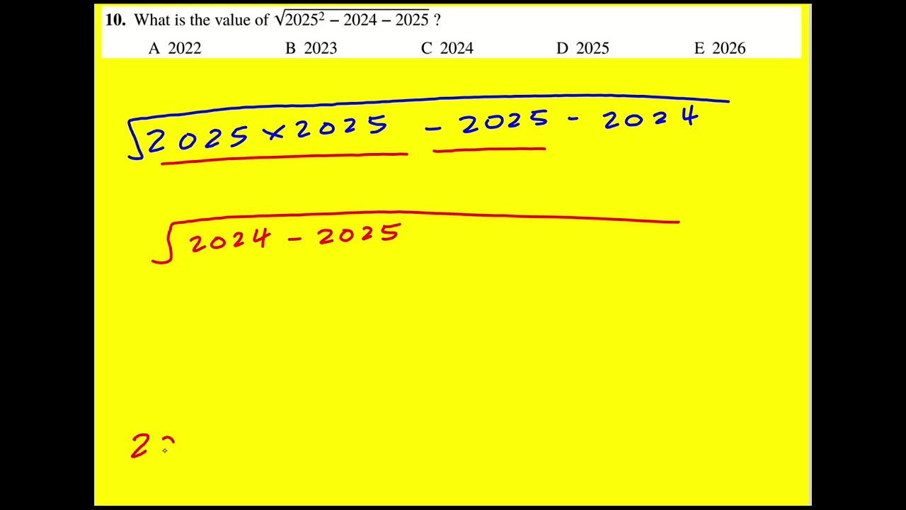 IMC 2025 q10 (UKMT Intermediate Maths Challenge)