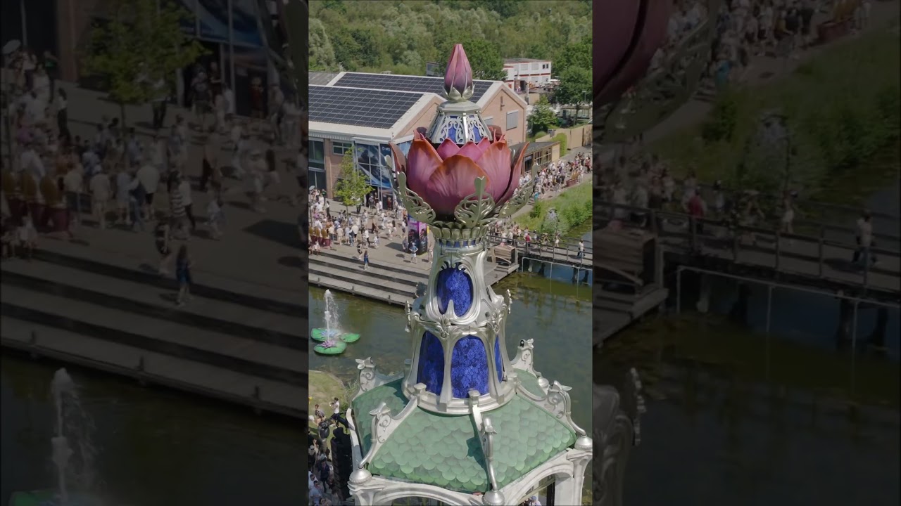 A glimpse of Tomorrowland from above.