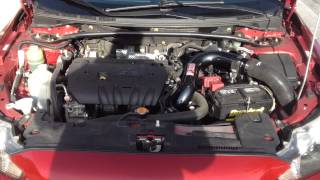 Mitsubishi 'LANCER' GTS 2.4 liter cold air intake upgrade