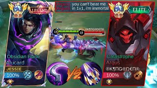 ALUCARD VS TOP IMMORTAL ARGUS🔥| LIFESTEAL AGAINST IMMORTAL OPPONENT! | WHO WILL WIN? | MLBB