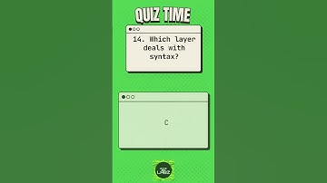 CCNA QUIZ | OSI MODEL | TCP/IP MODEL #shorts