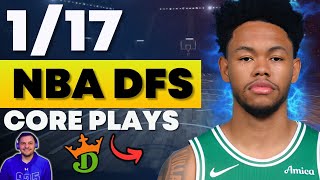 Draftkings Nba Dfs Top Core Plays & Winning Lineup Strategy For Saturday, January 17Th, 2026