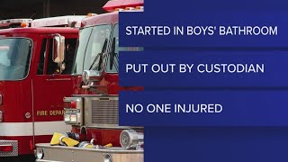 Akron Public Schools: Custodian’s swift response contains fire in boys' restroom at Case CLC