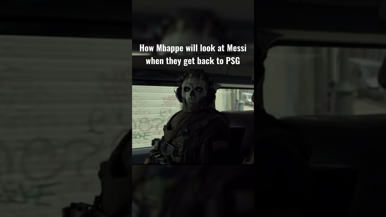 Messi & Mbappe Ghost Meme 