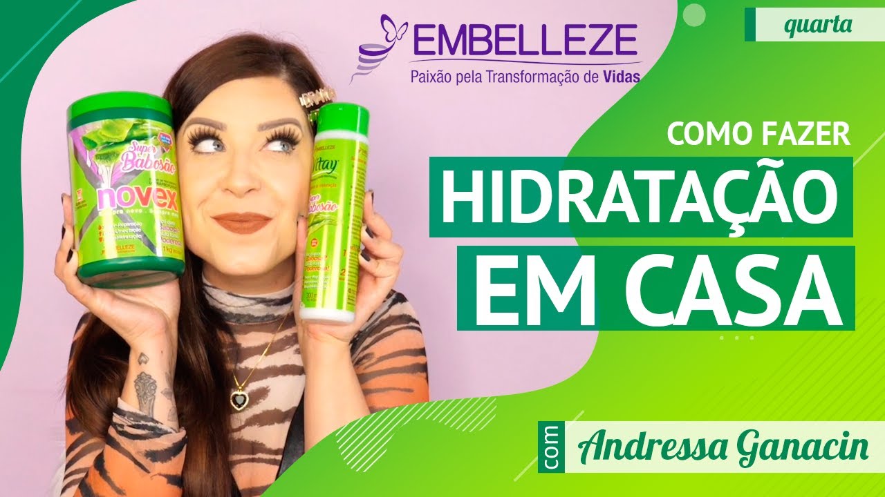 Como fazer hidratação em casa - com Andressa Ganacin - YouTube