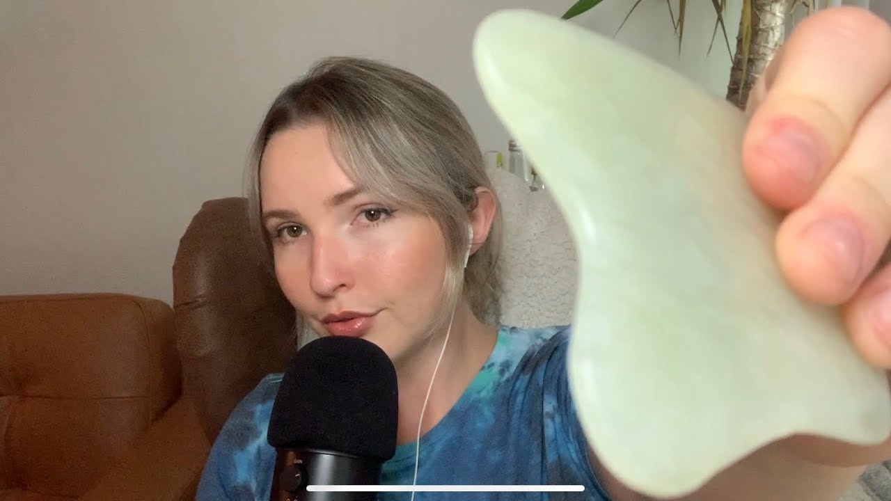 ASMR | FAST AND AGGRESSIVE FACIAL GUA SHA (face massage) PART II