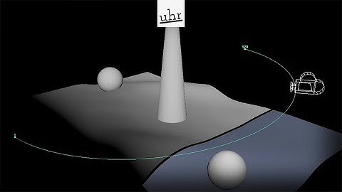 Maya: Camera Along an Arc