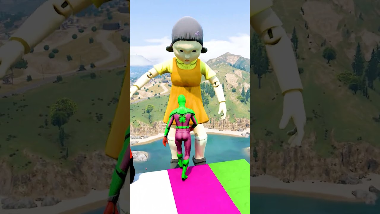 GTA 5 Epic Water Ragdolls | Spider-Man Jumps / Fails ep.16985 