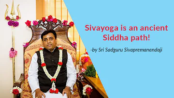 Siva Yoga is an Ancient Siddha path!