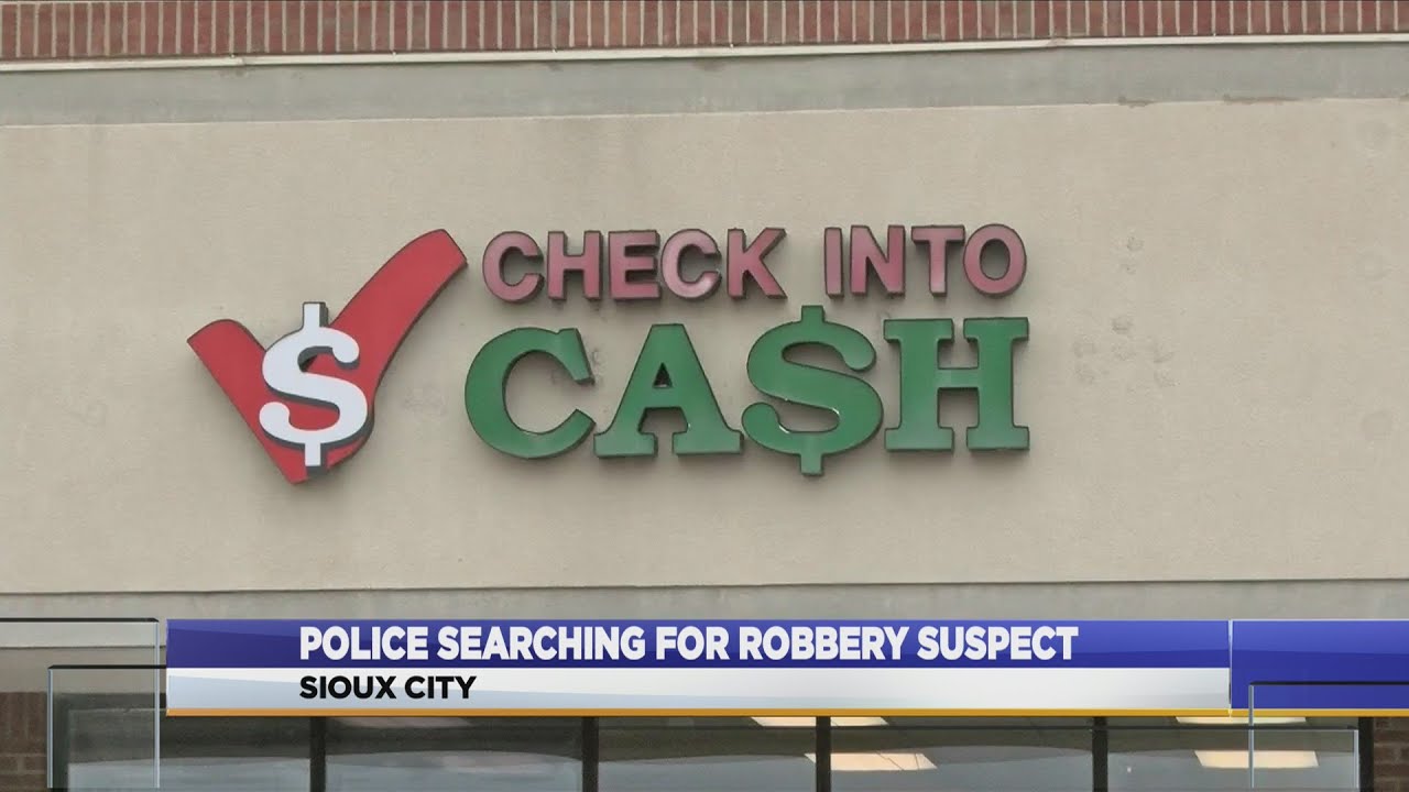 Sioux City police searching for armed robbery suspect - YouTube