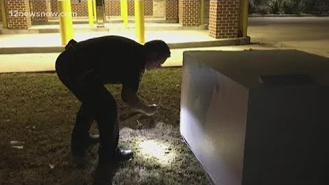 Orange Police investigate attempted ATM theft at bank
