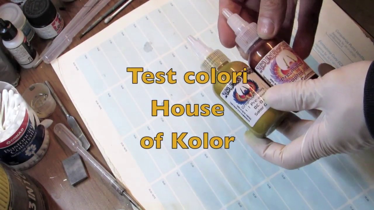 Test Color House of Kolor - YouTube