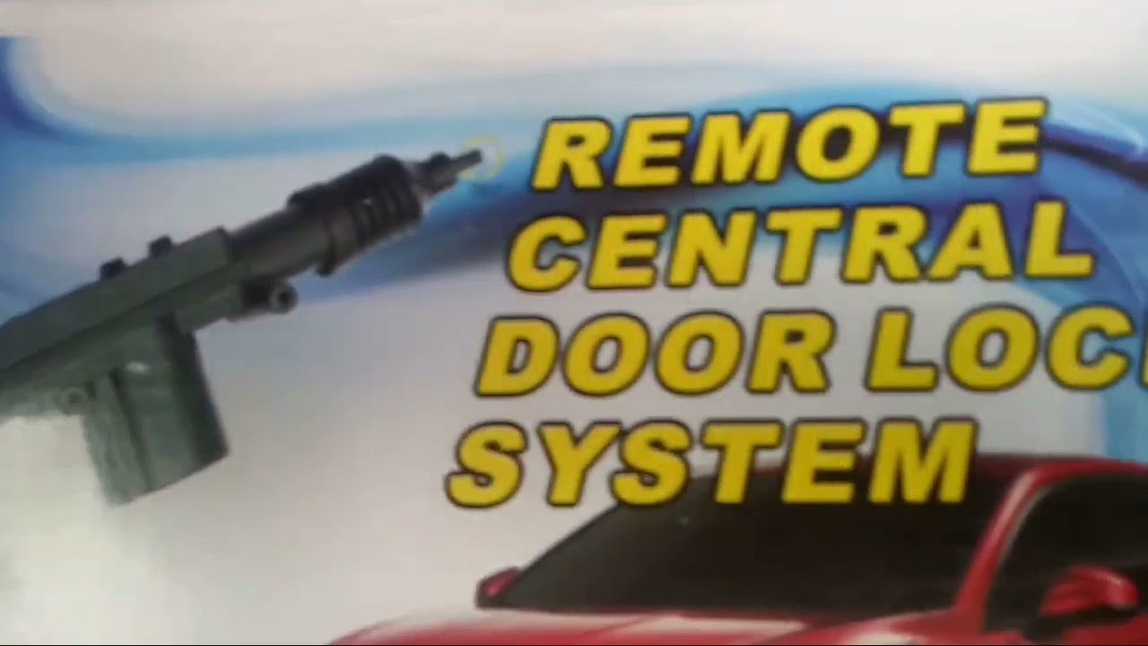 how to install remote central door locking system - YouTube