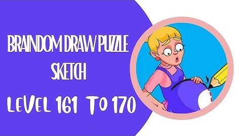 Braindom draw puzzle sketch level 161 to 170