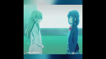 Adachi Sakura And Shimamura Hougetsu YURI SCENE Adachi To Shimamura Best Anime Girl Edit 