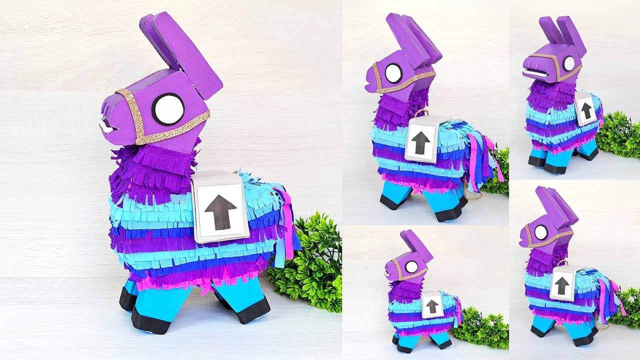 Cómo hacer la LLAMA de FORTNITE - tutorial fácil de hacer piñata#852 ...