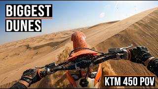 Conquering Dubai’s Biggest Dunes on a KTM 450! 🏜️💨