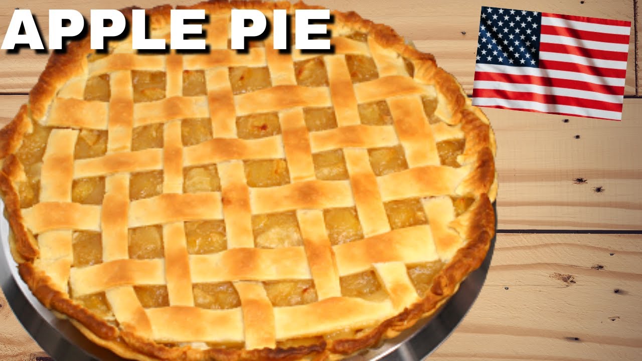 Je réalise la recette de la tarte aux pommes américaine , L' apple pie facile et délicieuse