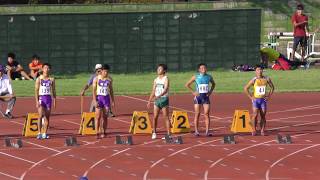 20170909 群馬県高校対抗陸上 男子1部100m 決勝