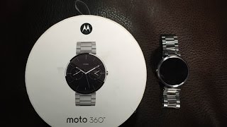 MOTO 360 Android Wear Smart Watch Stainless Steel(We take a look at the Google approach to a smart watch, and its pretty darn good. Product Link Amazon US http://amzn.to/181Radh Black Leather ..., 2015-03-08T19:13:30.000Z)