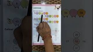 Between Number | UKG Maths | Maths worksheet | Kindergarten