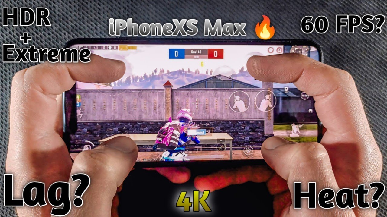 iPhoneXS Max HANDCAM 🔥/HDR+EXTREME Graphics 😍/ iOS 18.3.2 PUBG/BGMI Gaming Test!