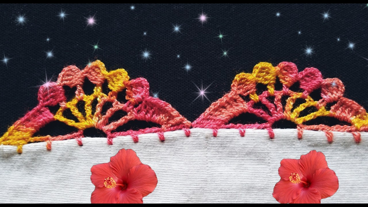 Orilla para servilletas num 72 paso a paso.#crochet #parati #fypシ #arte #tutorial #tejidos