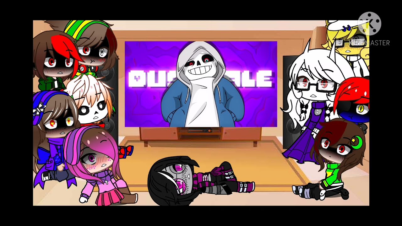 Cap#9 T2 el primer  portador /Undertale reacciona a meme de glitchtale y Au sans