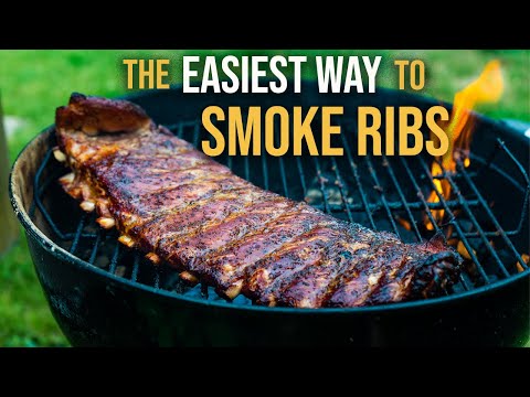 How to Smoke Ribs on a Charcoal Grill (EASY!)